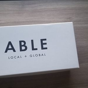 Able Joselyne double strap suede sandal